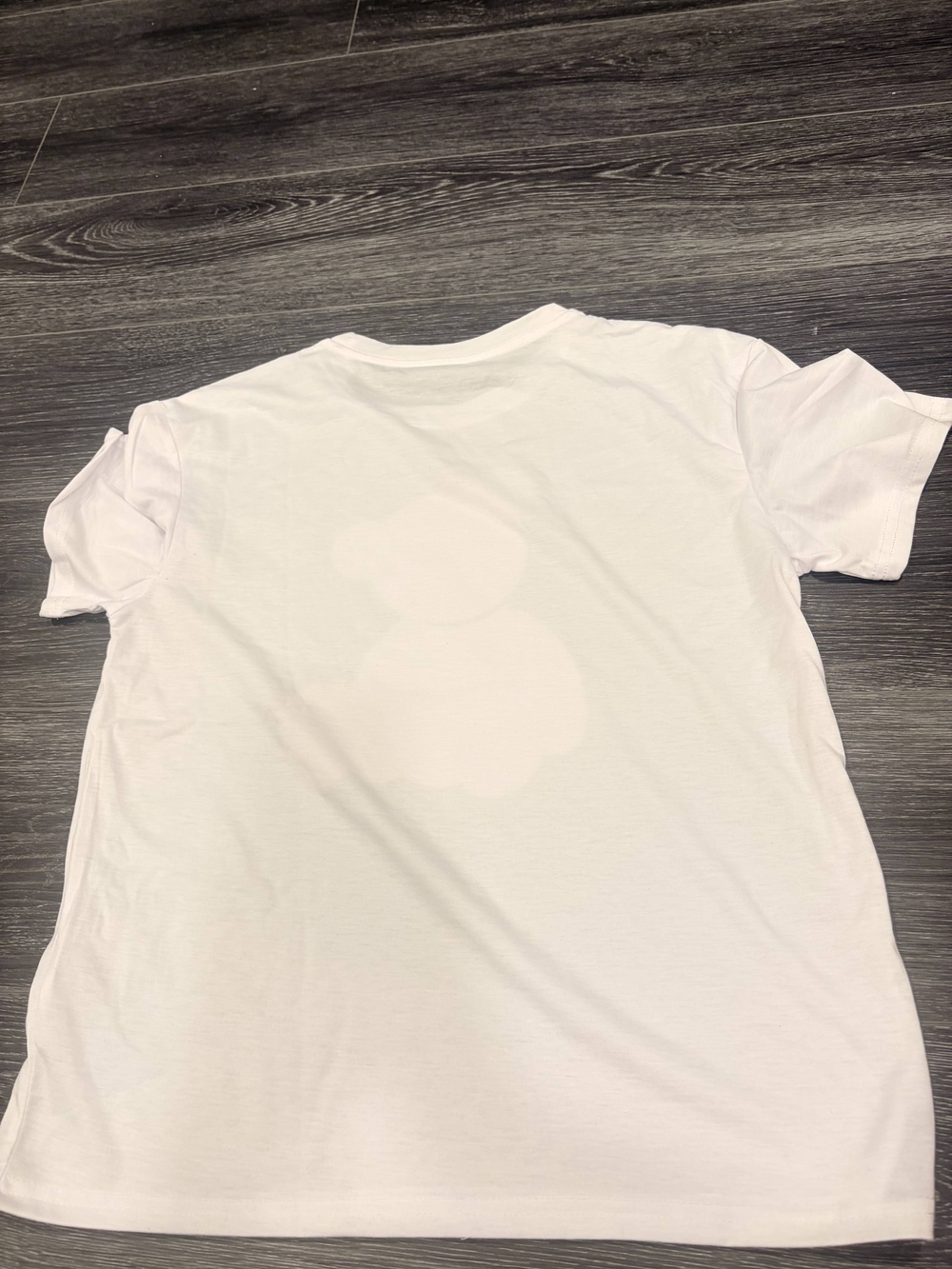Women's Short Sleeve White Tee - Picture 3 of 3